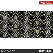 Декор Crystal Fractal черный 30х60